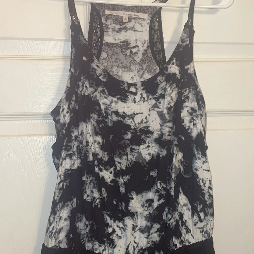 Rachel Roy tied dye racer back dress medium - Picture 3 of 7